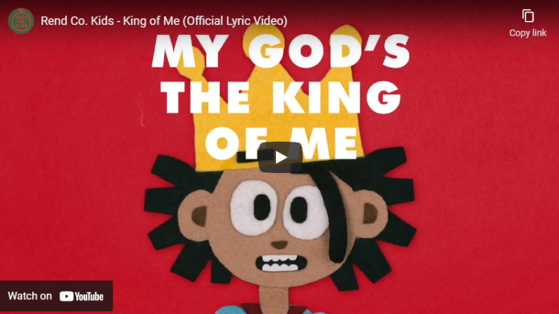 my god's the king of me
